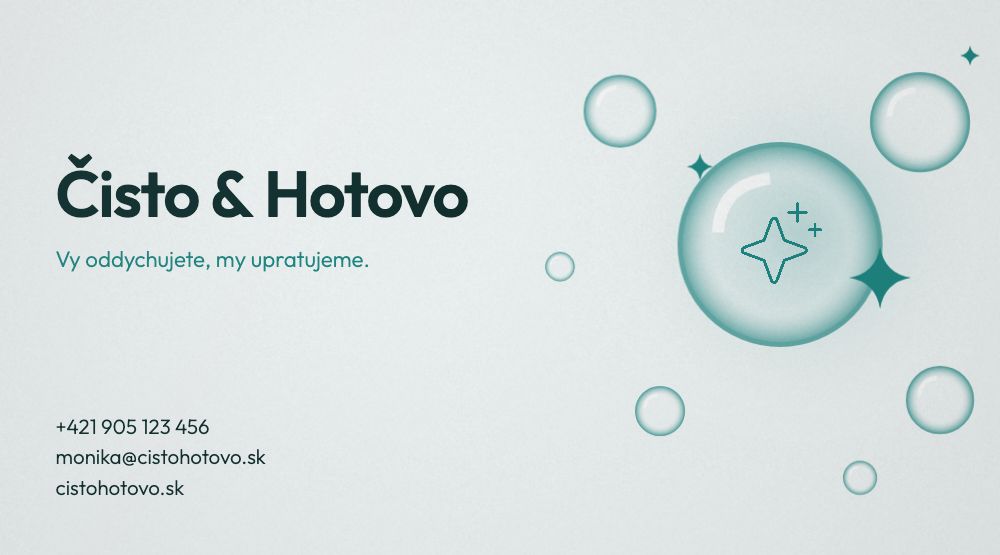 Šablóna Čisto
