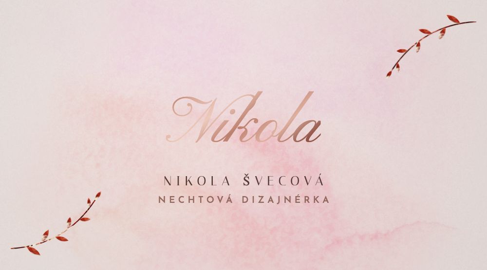Šablóna Ružové zlato