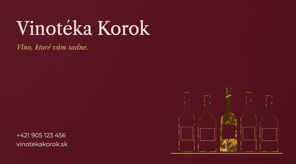 Šablóna Vinotéka